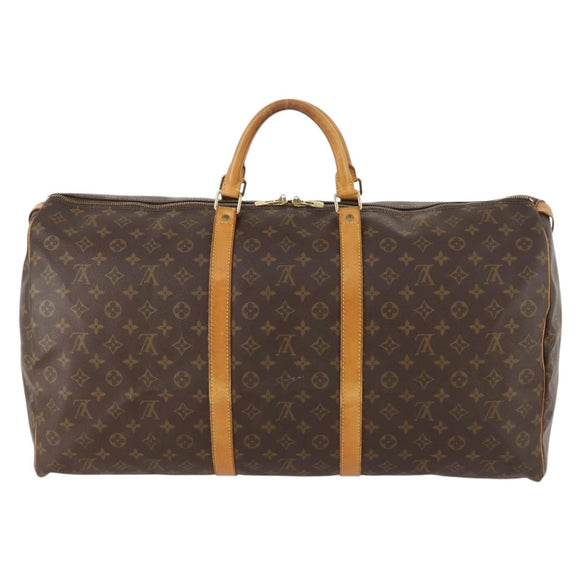 LOUIS VUITTON Monogram Keepall 60 Boston Tasche M41422 LV Auth BA10455