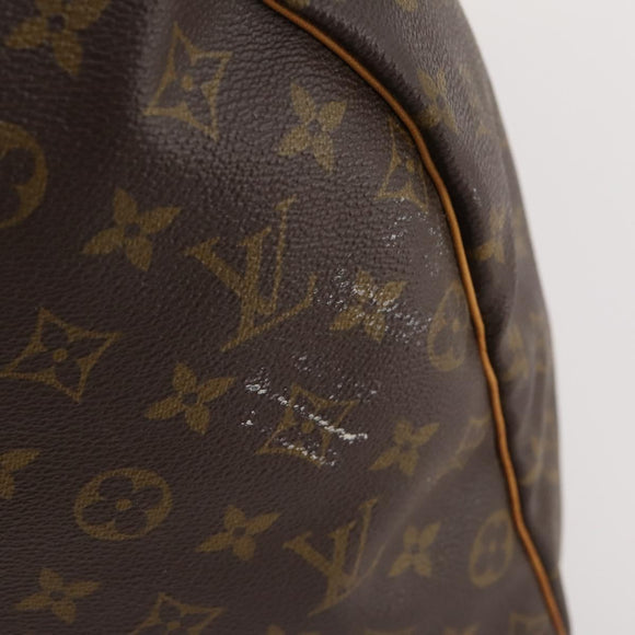 LOUIS VUITTON Monogram Keepall 60 Boston Bag M41422 LV Auth BA10455