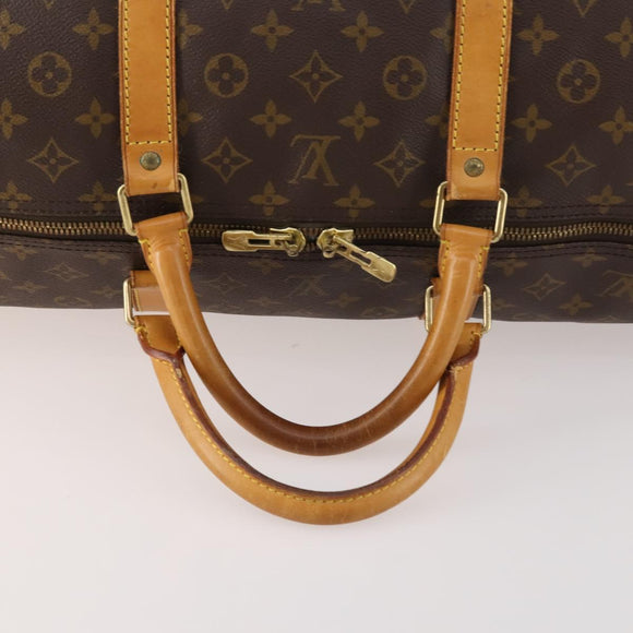 LOUIS VUITTON Monogram Keepall 60 Boston Bag M41422 LV Auth BA10455