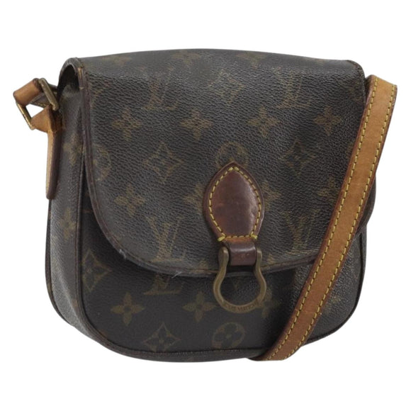 LOUIS VUITTON Monogram Saint Cloud PM Shoulder Bag M51244 LV Auth BA10464