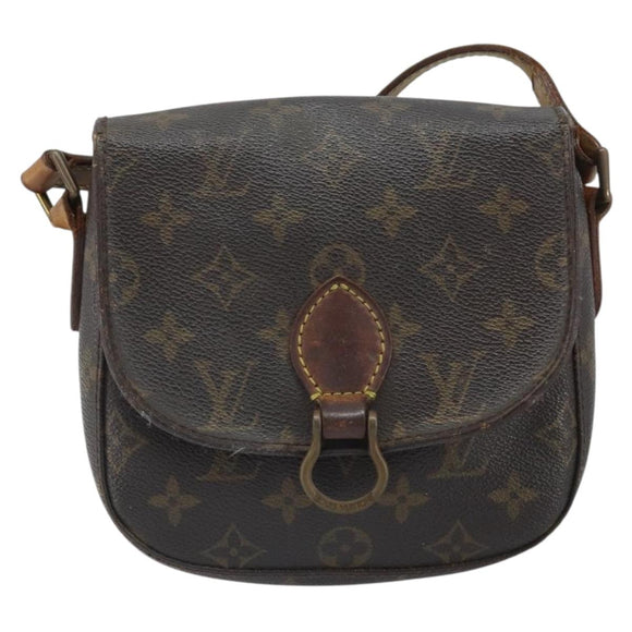 LOUIS VUITTON Monogram Saint Cloud PM Shoulder Bag M51244 LV Auth BA10464
