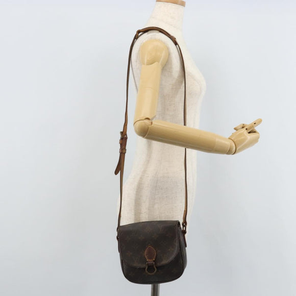 LOUIS VUITTON Monogram Saint Cloud PM Shoulder Bag M51244 LV Auth BA10464