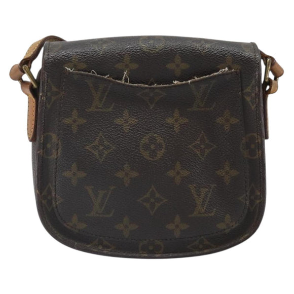 LOUIS VUITTON Monogram Saint Cloud PM Shoulder Bag M51244 LV Auth BA10464