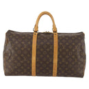 LOUIS VUITTON Monogram Keepall 50 Boston Tasche M41426 LV Auth BA10469-13