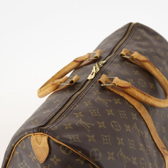 LOUIS VUITTON Monogram Keepall 50 Boston Tasche M41426 LV Auth BA10469