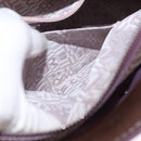 Salvatore Ferragamo Handtas Lakleer Paars Zilver Auth BA10471-24