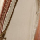 Jimmy Choo Hand Bag Leather Brown Gold Auth BA10473-11