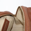Jimmy Choo Hand Bag Leather Brown Gold Auth BA10473-18