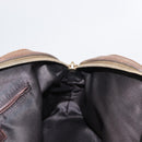 SAINT LAURENT Hand Bag Leather Brown Gold 156465 Auth BA10476-19