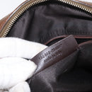 SAINT LAURENT Hand Bag Leather Brown Gold 156465 Auth BA10476-23