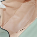 Chloe Chain Shoulder Bag Leather Light Blue Gold Auth BA10477V-21