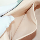 Chloe Chain Shoulder Bag Leather Light Blue Gold Auth BA10477V-24