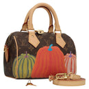 LOUIS VUITTON Pumpkin Yayoi Kusama Speedy Bandouliere 20 M46469 Auth BA1047SM-1