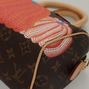 LOUIS VUITTON Pumpkin Yayoi Kusama Speedy Bandouliere 20 M46469 Auth BA1047SM-14