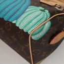 LOUIS VUITTON Pumpkin Yayoi Kusama Speedy Bandouliere 20 M46469 Auth BA1047SM-16