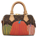 LOUIS VUITTON Pumpkin Yayoi Kusama Speedy Bandouliere 20 M46469 Auth BA1047SM-13