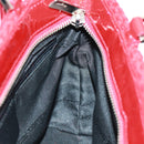 Salvatore Ferragamo Hand Bag Cotton Red Silver Auth BA10481V-18