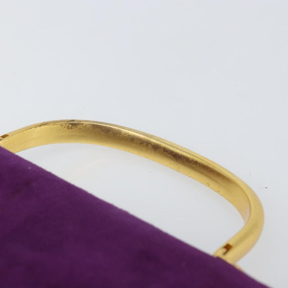 GIVENCHY Hand Bag Suede Purple Gold Auth BA10483