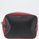 LOUIS VUITTON Epi Petit Noe Shoulder Bag Bicolor Black Red M44017 Auth BA10485-10