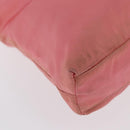 PRADA Tragetasche Nylon Pink Silber Original BA10488-16