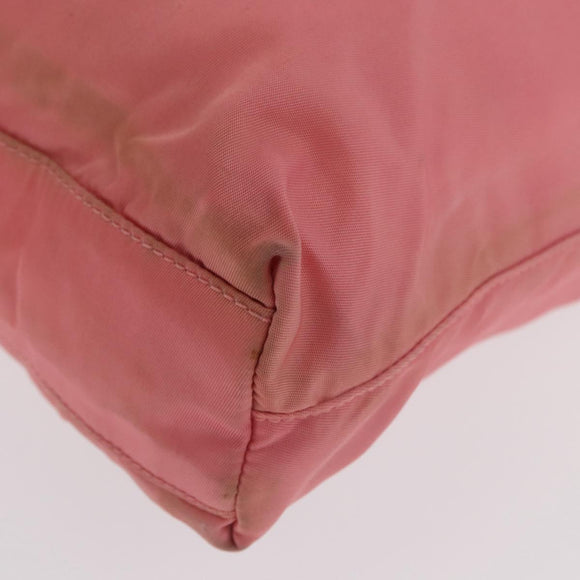 PRADA Tragetasche Nylon Pink Silber Original BA10488