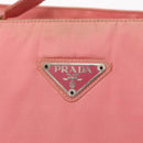 PRADA Tragetasche Nylon Pink Silber Original BA10488-10