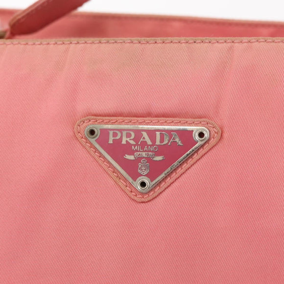 PRADA Tragetasche Nylon Pink Silber Original BA10488
