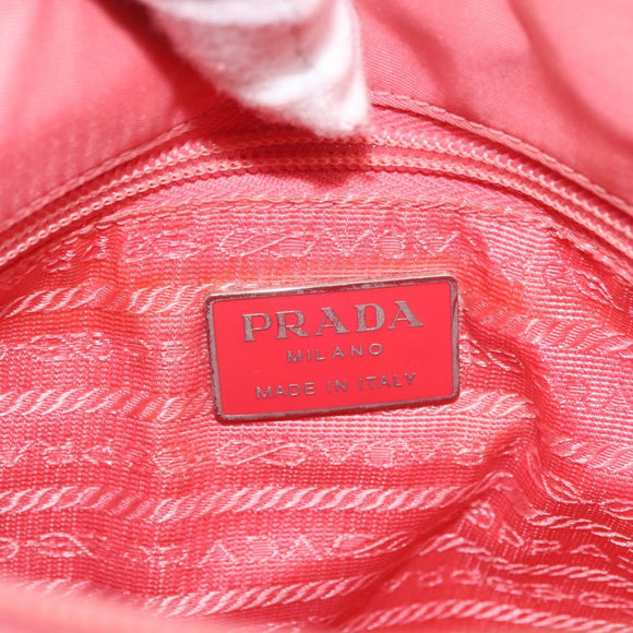 PRADA Tragetasche Nylon Pink Silber Original BA10488
