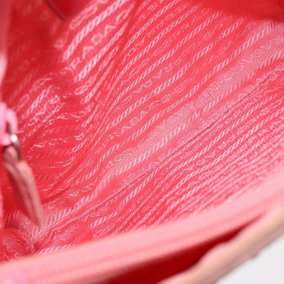 PRADA Tragetasche Nylon Pink Silber Original BA10488