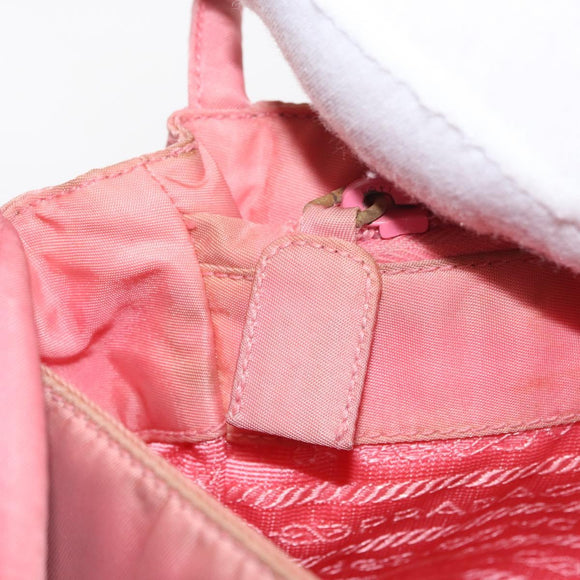 PRADA Tragetasche Nylon Pink Silber Original BA10488