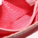 PRADA Tragetasche Nylon Pink Silber Original BA10488-24