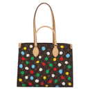 LOUIS VUITTON Monogram Painted Dots On the Go MM Bag M46379 LV Auth BA1048SM-13