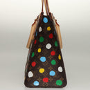 LOUIS VUITTON Monogram Painted Dots On the Go MM Bag M46379 LV Auth BA1048SM-3