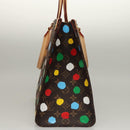 LOUIS VUITTON Monogram Painted Dots On the Go MM Bag M46379 LV Auth BA1048SM-4