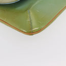LOUIS VUITTON Monogram Vernis Thompson Street Bag Baby Blue M91009 Auth BA10490-9