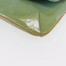 LOUIS VUITTON Monogram Vernis Thompson Street Bag Baby Blue M91009 Auth BA10490-14