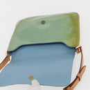 LOUIS VUITTON Monogram Vernis Thompson Street Bag Baby Blue M91009 Auth BA10490-10