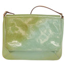 LOUIS VUITTON Monogram Vernis Thompson Street Bag Baby Blue M91009 Auth BA10490-13