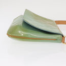 LOUIS VUITTON Monogram Vernis Thompson Street Bag Baby Blue M91009 Auth BA10490-3