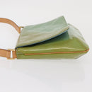 LOUIS VUITTON Monogram Vernis Thompson Street Bag Baby Blue M91009 Auth BA10490-4