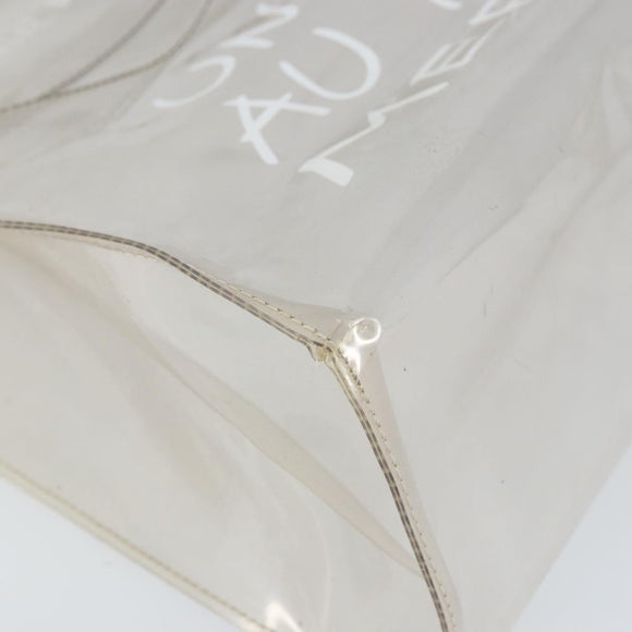 HERMES Vinyl Kelly Hand Bag Vinyl Clear Auth BA10499