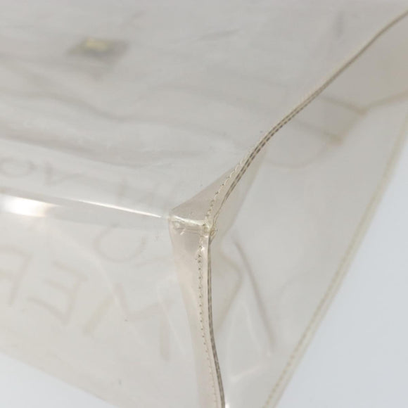 HERMES Vinyl Kelly Hand Bag Vinyl Clear Auth BA10499