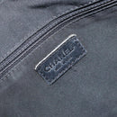 CHANEL Wild Stitch Hand Bag Leather Black Gold CC Auth BA10500V-18