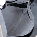 CHANEL Wild Stitch Hand Bag Leather Black Gold CC Auth BA10500V-22