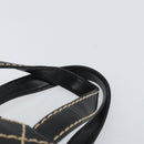 CHANEL Wild Stitch Hand Bag Leather Black Gold CC Auth BA10500V-8