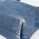 CHANEL Tragetasche Jeansblau CC Auth BA10505-6