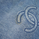 CHANEL Tragetasche Jeansblau CC Auth BA10505-17