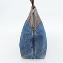 CHANEL Tragetasche Jeansblau CC Auth BA10505-3
