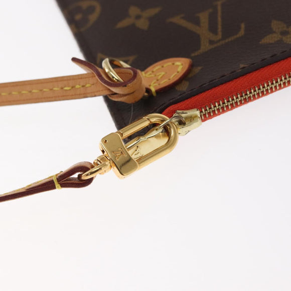 LOUIS VUITTON Monogram Neverfull MM Pouch LV Auth BA10514