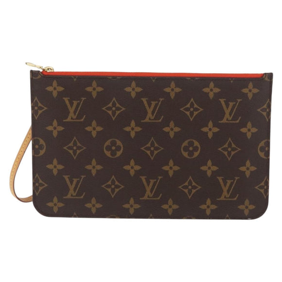 LOUIS VUITTON Monogram Neverfull MM Pouch LV Auth BA10514